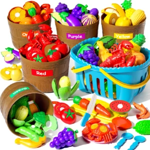 Fruit bucket, vegetable simulation, baby food, vegetable cutting, kitchen utensil
