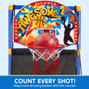 LED Scoring Arcade Basketball Game with 4 Balls