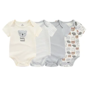4 Piece Summer Short Sleev Bodysuit