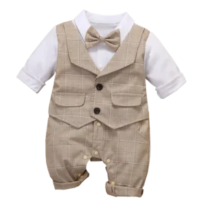 Formal Dress Toddler  Suit Vest Romper