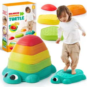 5 Pack Turtle Balance Stepping Stones Obstacle Course Coordination Sensory Game