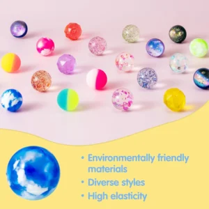 24 PCS Multistyle Bouncy Balls