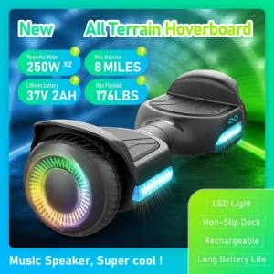 Kids 6.5'' Self Balancing Hoverboard All Terrain with LED Light And Bluetooth Speaker