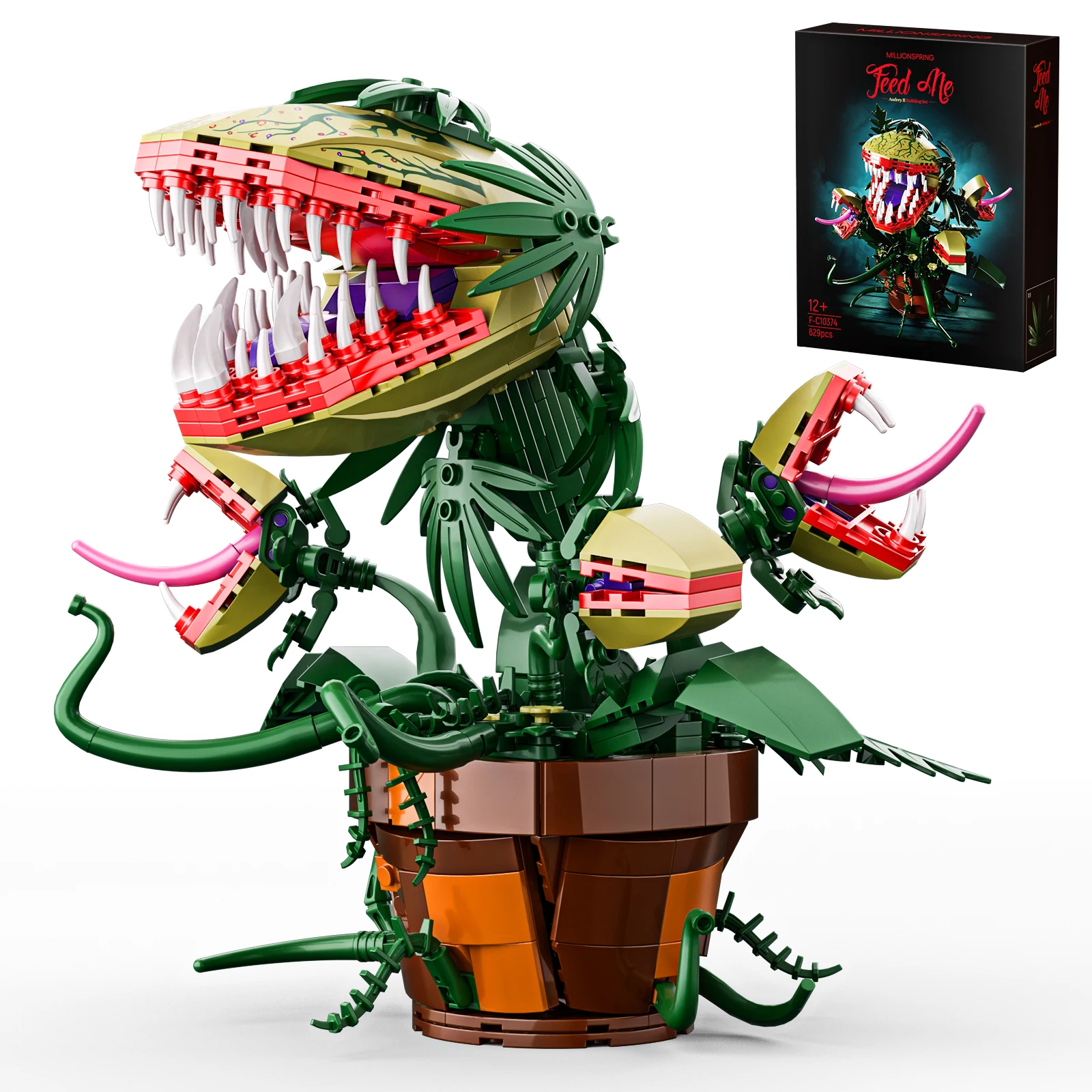 Piranha Plant Audrey Building Blocks - Image 1