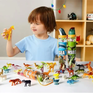 69Pcs Small Animal Figures Assorted Mini Plastic Animal Toy - Thumbnail Image 4