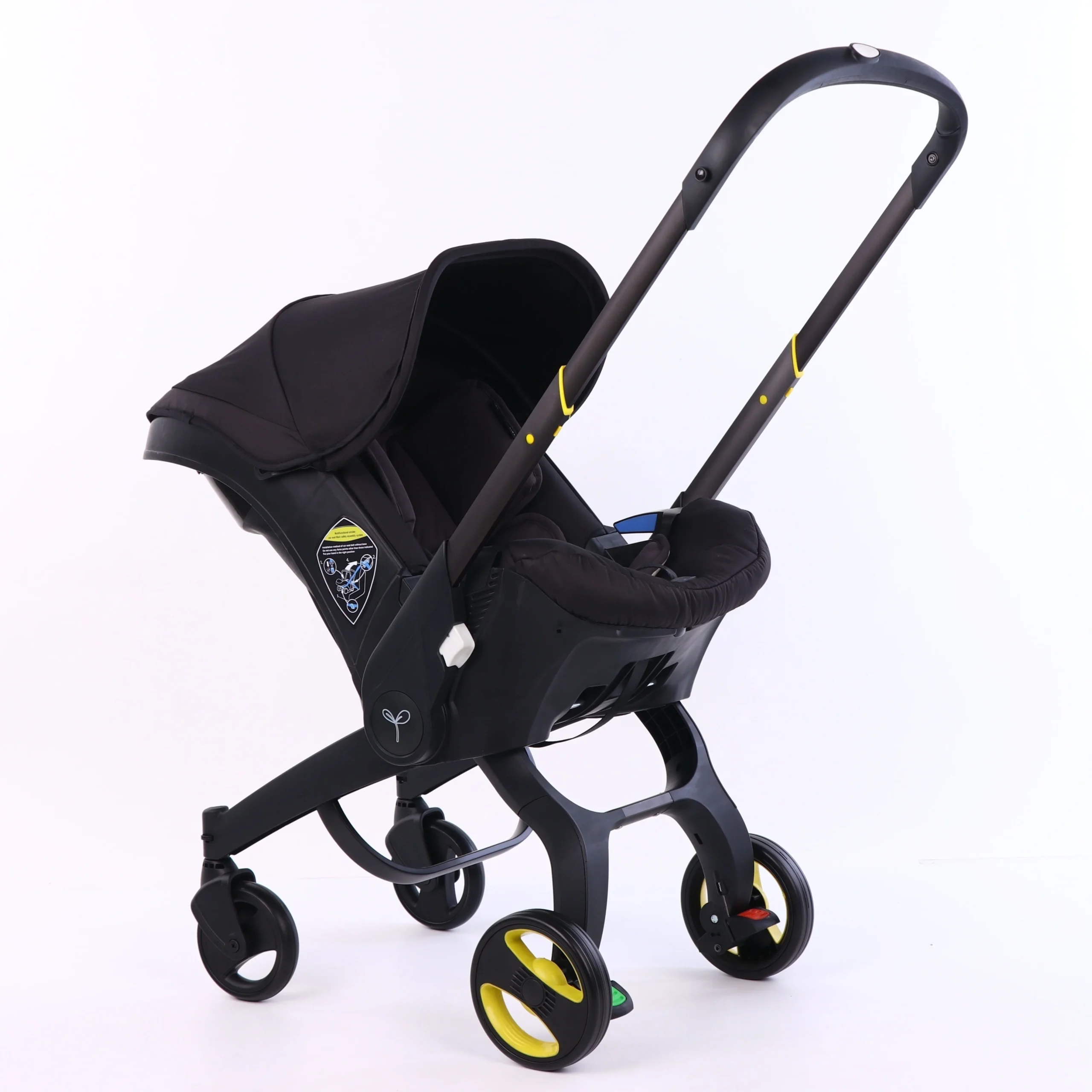 Baby Stroller 3 in 1 With Car Seat Baby Cart Foldable Baby Carriage - Image 3